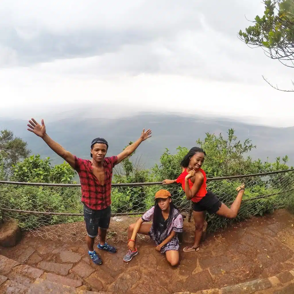 group trip photo in South Africa