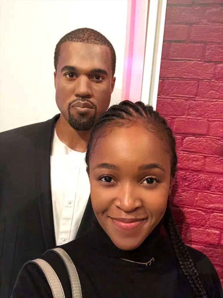 Kanye West sculpture at Madame Tussauds