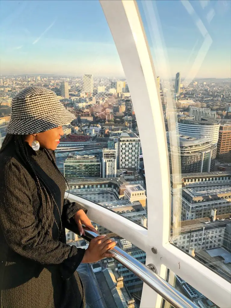 black traveller in London