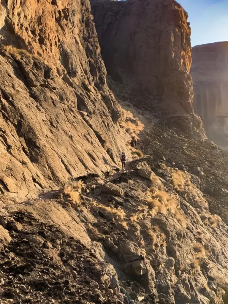 View of the hike up to Tugela Falls