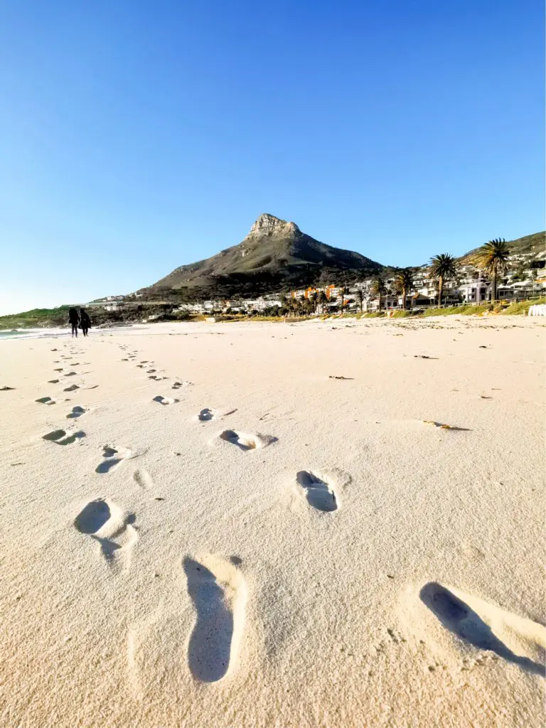 Camps Bay beach in Cape Town