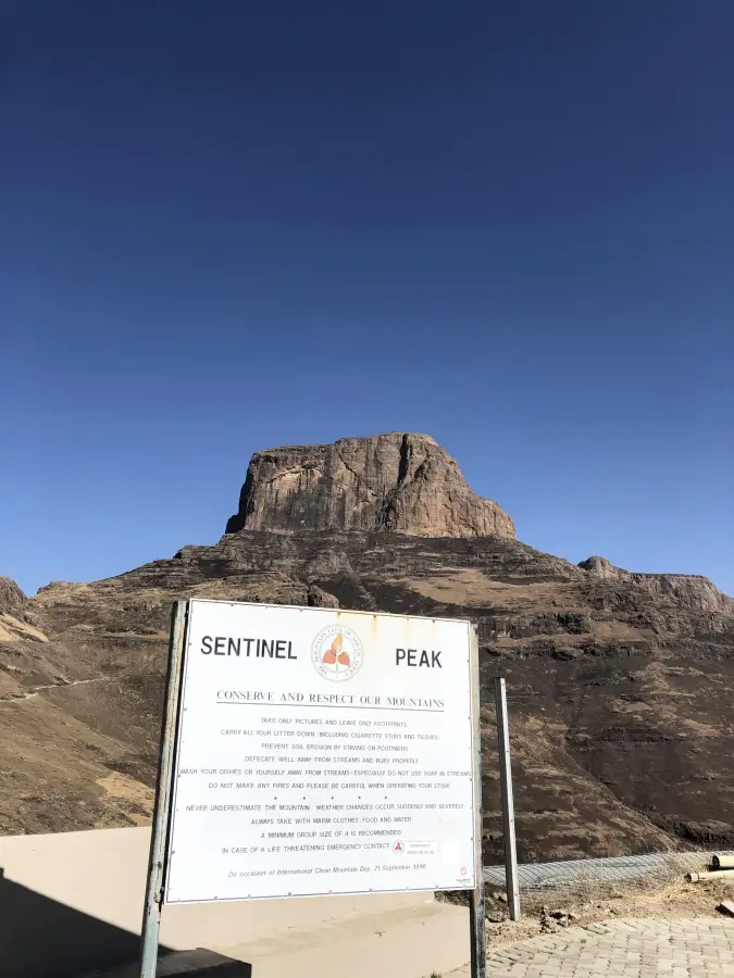 Sentinal Peak parking