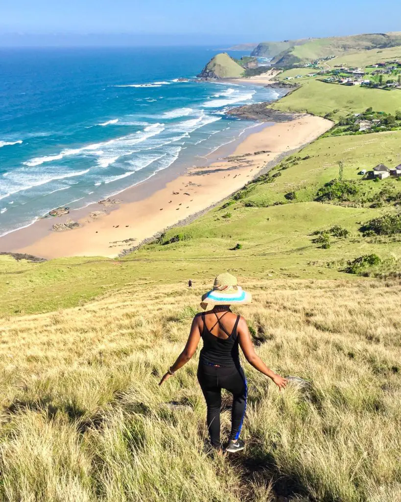 Gophari hiking at Coffee Bay