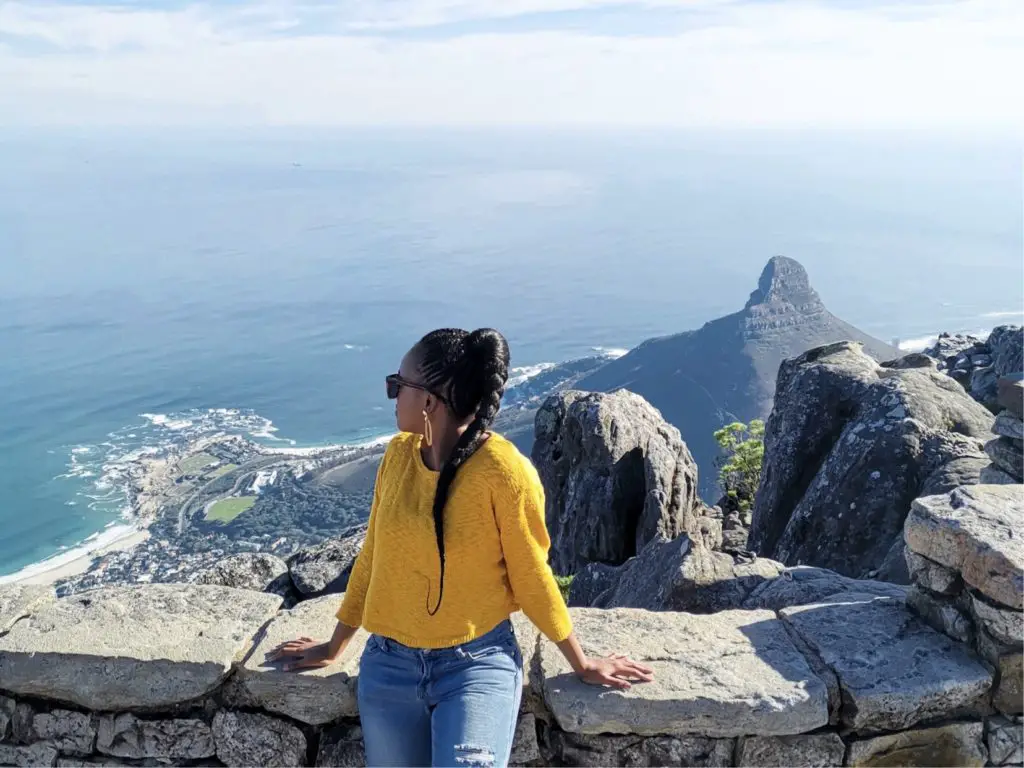 Gophari on top of Table Mountain in Cape Town