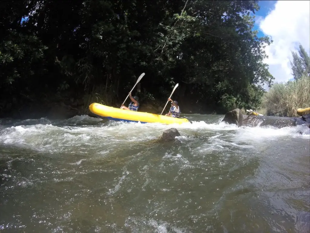 River rafting at Induna Adventures