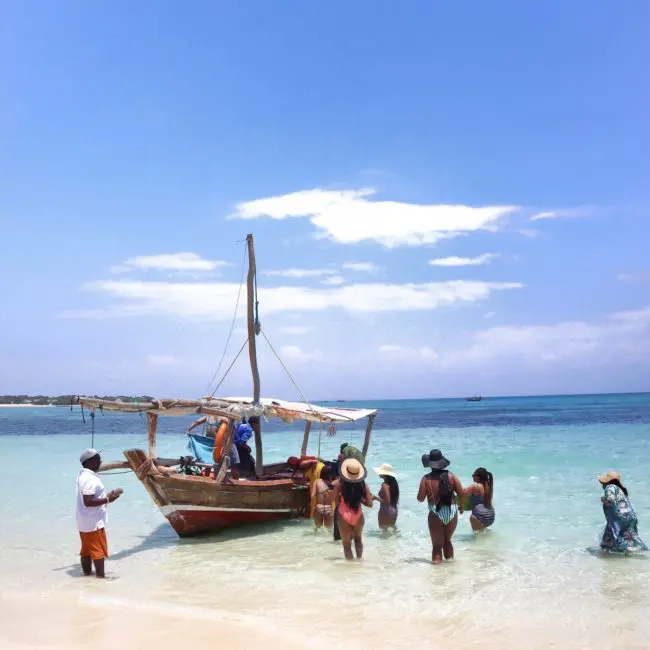 Gophari Travel girls group trip in Zanzibar