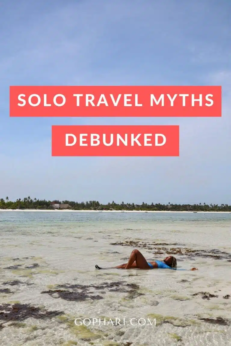 Solo travel myths debunked_Pinterest Graphic